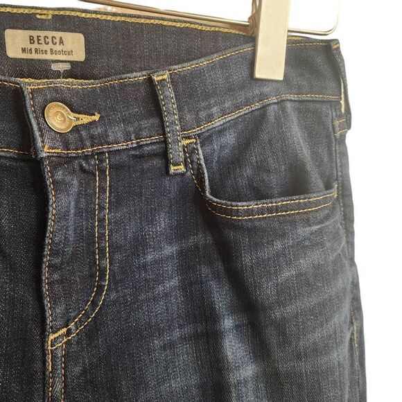 True Religion NWOT Becca Mid Rise Bootcut Flap Pockets Size 29/8 Jeans - Picture 7 of 12